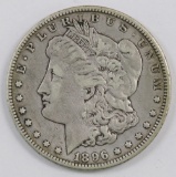 1896 O Morgan Dollar.