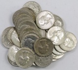 Lot of (40) 1964 Washington Quarters.