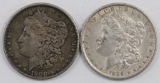 Lot of (2) Morgan Dollars.