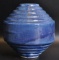 Antique Blue Porcelain Lightening Rod Globe