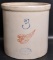 Antique 3 Gallon Red Wing Stoneware Crock