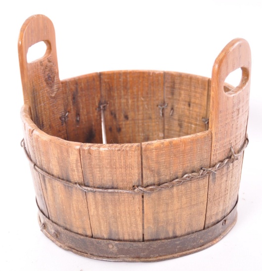 Antique Primitive Bucket with Handles