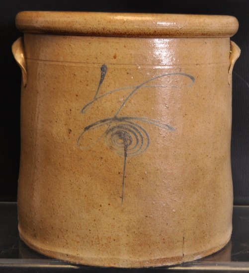 Antique 4 Gallon Bee Sting Stoneware Crock