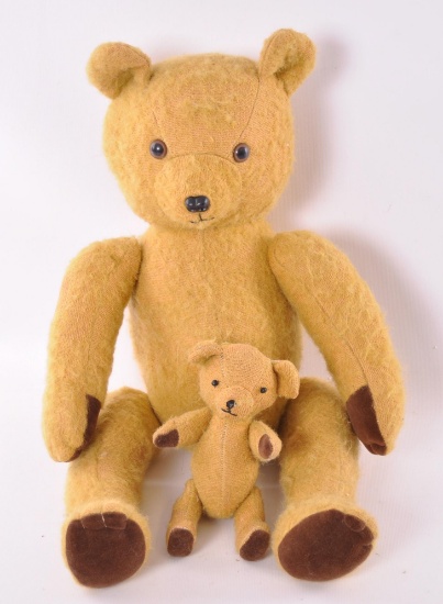 Group of 2 Vintage Articulated Teddy Bears