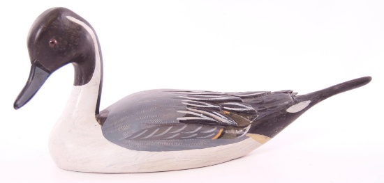 Chas. Moore Hand Painted Duck Decoy