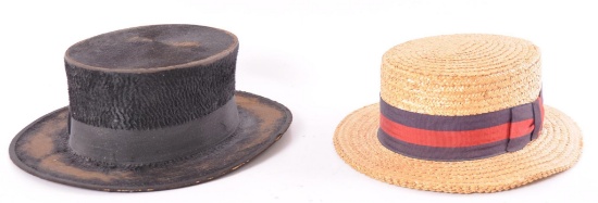 Group of 2 Antique Hats