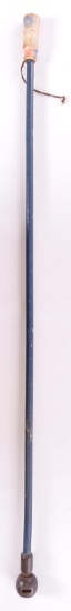 Antique Carnival Cane with Cast Iron Cap Popper