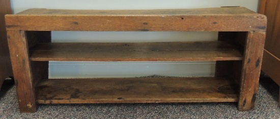 Antique Primitive Wooden Shelf