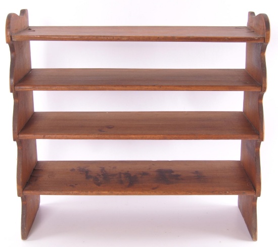 Antique Wood Wall Hanging Shelf