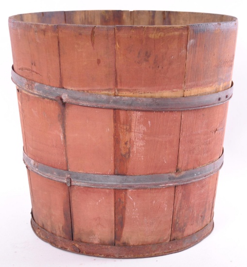 Antique Primitive Wood Bucket