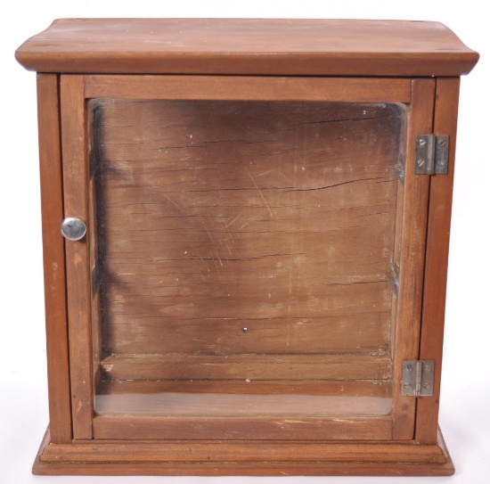 Antique Wooden Countertop Display Case
