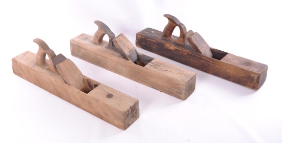 Group of 3 Antique Wood Block Planes