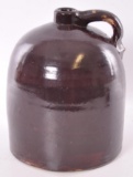 Antique 2 Gallon Brown Stoneware Jug