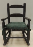 Antique Child's Wooden Rocking Chair