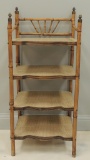 Vintage Bamboo Shelf