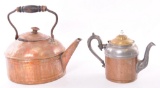 Group of 2 Antique Coffee/Tea Pots