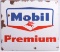 Vintage Mobil Premium Advertising Porcelain Sign