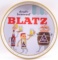 Vintage Blatz Advertising Metal Beer Tray