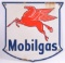 Vintage Mobilgas Advertising Porcelain Pump Plate