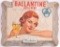 Vintage 1950 Ballantine Beer Advertising Cardboard Counter Top Standee