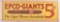 Vintage Epco-Giants 5 Cent Cigars Advertisement