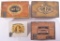 Group of 4 Vintage Advertising Cigar Tins