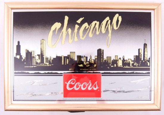 Coors Brewing Co. Chicago Advertising Beer Mirror