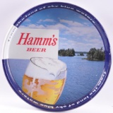 Vintage Hamm's Beer Advertising Metal Beer Tray