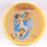 Vintage Olympia Beer Advertising Metal Beer Tray