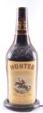 Vintage Hunter Whiskey Advertising Bottle Motion Lamp