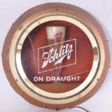 Vintage Schlitz Light Up Advertising Beer Sign