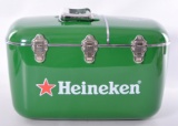 Heineken Advertising Metal Cool Box New in Original Box