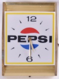 Vintage Pepsi Light Up Advertising Clock