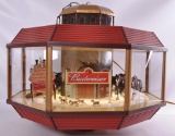 Budweiser Clydesdale Octagon Light Up Rotating Advertising Carousel