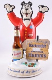 Vintages Hamm's Beer Vacuum Formed Advertising Display