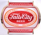 Vintage Falls City Beer Advertising Plastic Sign