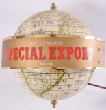 Vintage Heileman's Special Export Light Up Rotating Advertising Beer Globe