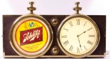 Vintage Schlitz Light Up Advertising Beer Clock