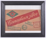 Vintage Canadian Ace Framed Advertisement