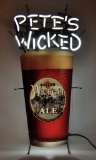 Pete's Wicked Ale Light Up Advertising Neon Sign