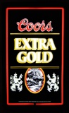 Vintage Coors Extra Gold Light Up Advertising Beer Sign