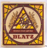 Vintage Blatz Light Up Advertising Beer Sign