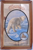 1993 Hamm's American Bear Collection Advertising Beer Mirror