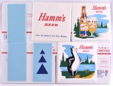 Group of Vintage Hamm's Beer Advertising Plastic Beer Sign