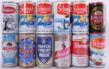 Group of 12 Vintage Advertising Beer Cans