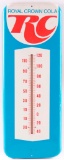 Vintage Royal Crown Cola Advertising Metal Thermometer