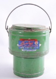 Vintage Lucky Floater Advertising Minnow Bucket