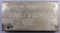 100 troy oz. Engelhard Silver Ingot/Bar.