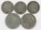 Lot of (5) Nickels & Three Cent Pieces.