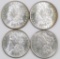 Lot of (4) Morgan Dollars.